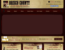 Tablet Screenshot of briscocounty.net